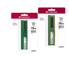 RAM Transcend 16GB/ 32GB JM DDR4 3200Mhz U-DIMM 1Rx8/ 2Rx8  2Gx8 CL22 1.2V
