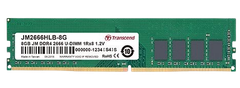 RAM Transcend 8GB JM DDR4 2666 U-DIMM 1Rx8 1Gx8 CL19 1.2V