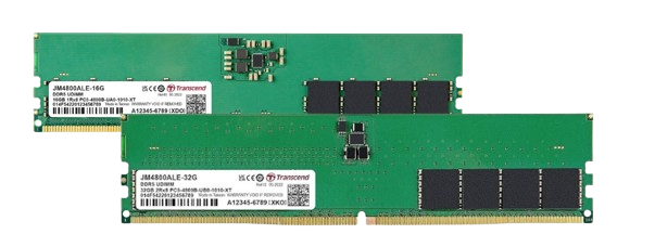 RAM Transcend 16GB/ 32GB DDR5 4800 U-DIMM 1Rx8/ 2Rx8  2Gx8 CL40 1.1V NEW!!