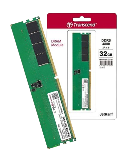 RAM Transcend 16GB/ 32GB DDR5 4800 U-DIMM 1Rx8/ 2Rx8  2Gx8 CL40 1.1V NEW!!