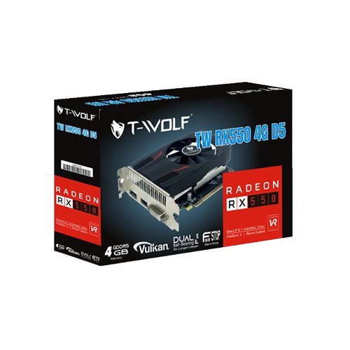 Card màn hình T-WOLF RX 550 4GB GDDR5