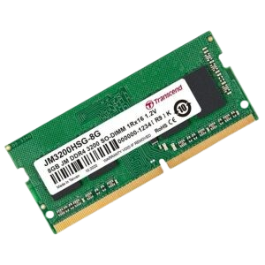 RAM Transcend 8GB JM DDR4 3200 SO-DIMM 1Rx16 1Gx16 CL22 1.2V