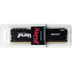 Ram PC Kingston Fury Beast Black 16GB 3200MHz DDR4 KF432C16BB/16