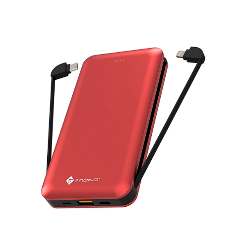 Sạc dự phòng PowerTwin 16,000mAh QC 3.0 Red Andino