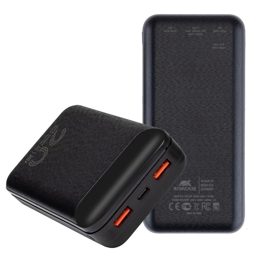 Pin sạc dự phòng RivaCase VA2580, 20000mAh