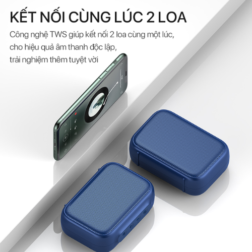 Loa Bluetooth ROBOT RB100 Xanh