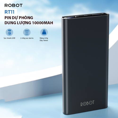 Sạc dự phòng ROBOT RT11 10.000mAh