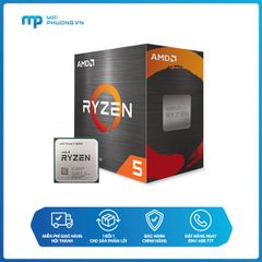 Bộ vi xử lý CPU AMD Ryzen 5 5600X (4.6 GHz/ 35MB/ 6 cores 12 threads/ 65W/ Socket AM4/ Wraith Stealth Cooler)