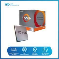 Bộ vi xử lý AMD Ryzen 9 3950X / 3.5 GHz (4.7 GHz Max Boost) / 64 MB Cache L3 / 16 cores / 32 threads / Zen 2 / 7nm / PCIe 4.0 / 105W / Socket AM4