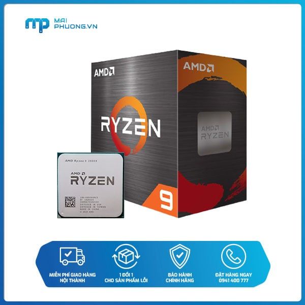 Bộ vi xử lý CPU AMD Ryzen 9 5950X (4.9 GHz/ 72MB/ 16 cores 32 threads/ 105W/ Socket AM4)
