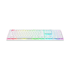 Bàn phím Gaming Razer DeathStalker V2 Pro - Wireless (Clicky Purple Switch) - White Edition