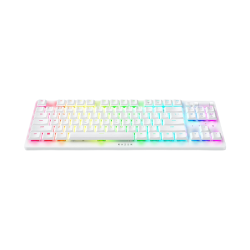 Bàn phím Gaming Razer DeathStalker V2 Pro Tenkeyless - Wireless (Linear Red Switch) - White Edition