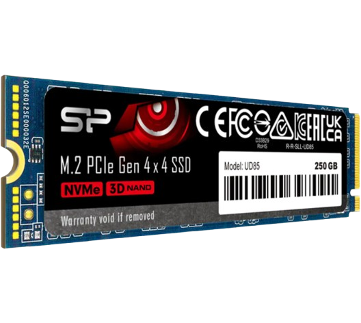 Ổ cứng  SSD Silicon Power UD85 250GB M.2 PCIe NVMe Gen 4x4  - SP250GBP44UD8505