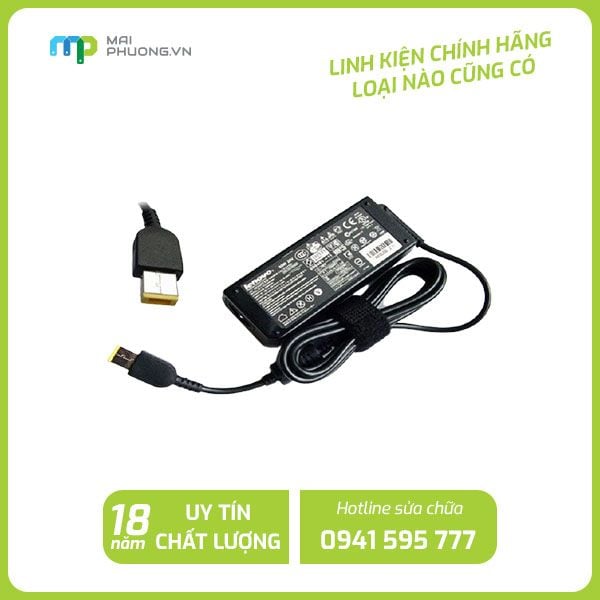 Sạc pin dành cho Laptop (Adapter) Lenovo 20V, 3.25A Vuông đầu số 5