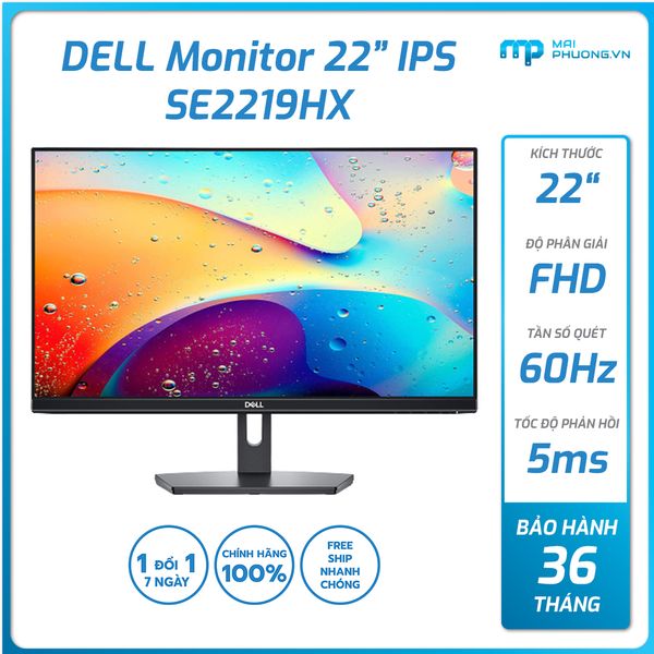 Màn hình máy tính Dell 22 Monitor - SE2219HX, 21.5