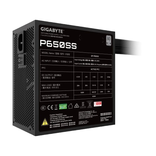 GIGABYTE POWER GP-P650SS 650W/80 Plus Silver/ATX 3.0/ĐEN
