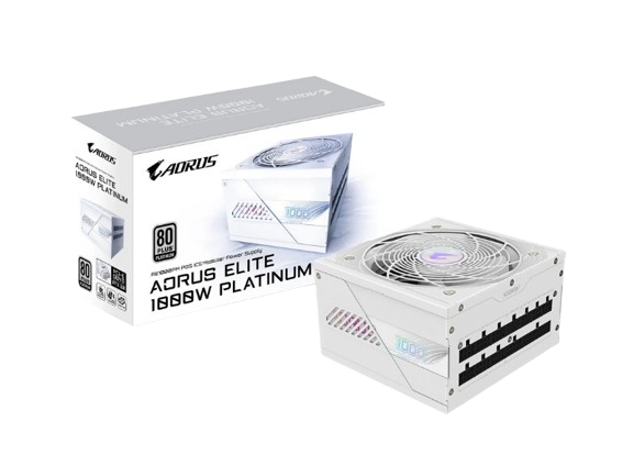 GIGABYTE POWER GP-AE1000PM PG5 ICE1000W/80 Plus Platinum/Fully modular/ATX 3.0/PCIeG5/TRẮNG