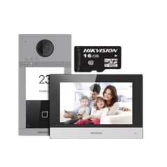 Bộ Kit chuông cửa có hình IP Hikvision-SH-KIS6813-WTE