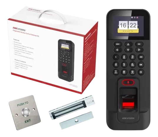 Máy Chấm Công Vân Tay/ Thẻ Mifare, Màn hình LCD 2.4 inch Hikvision SH-K1T9804BMF