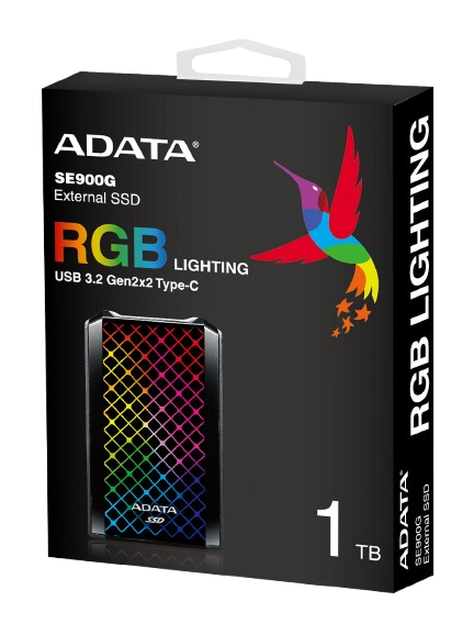 SSD External Adata 1TB_ASE900G-1TU32G2-CBK/ LED RGB