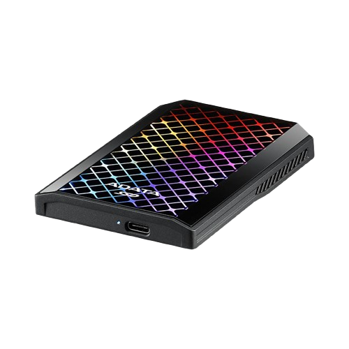 SSD External Adata 512GB_ASE900G-512GU32G2-CBK/ LED RGB