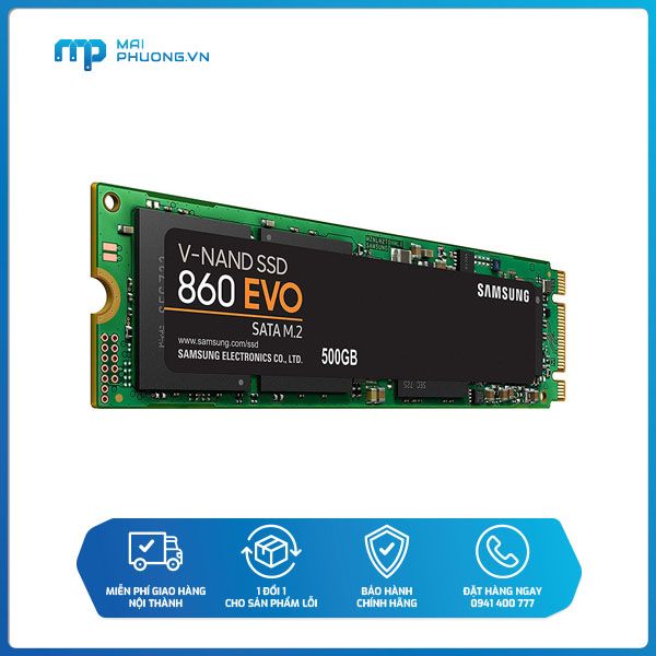 Ổ cứng gắn trong SSD SamSung 860 EVO M.2 500GB (MZ-N6E500BW)