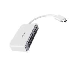 Đầu đọc thẻ nhớ cổng Usb Type-C SSK SCRM-610 Màu Trắng