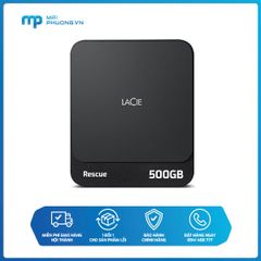 Ổ Cứng Di Động SSD Lacie Portable SSD 500GB USB-C + Rescue - STHS500400