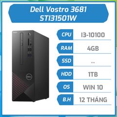Máy bộ Dell Vostro 3681 - i3-10100/4G/1TB -Windows 10 Home STI31501W