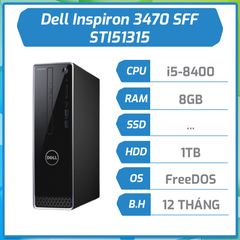 Máy bộ hãng Dell Ins 3470 SFF i5-8400/8GB/1TB/DVDRW STI51315 (P)