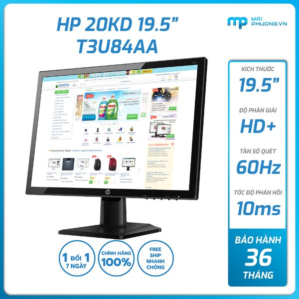 Màn hình HP 20KD 20 inch T3U84AA