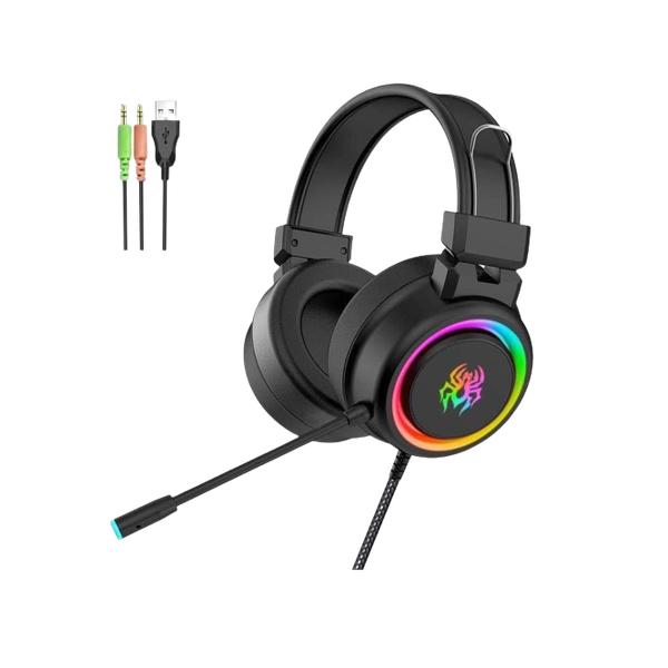 Tai nghe Gaming Bọ cạp V8 LED RGB (USB/3.5mm)