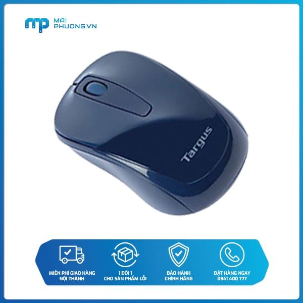 Chuột không dây Targus AMW60003 Wireless Optical Mouse Blue