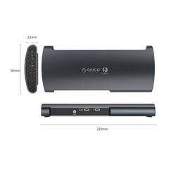 Đế cắm đa năng 8 trong 1 Thunderbolt 3 TB3-S1-GY