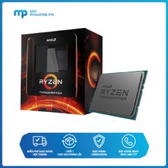 Bộ vi xử lý AMD Ryzen Threadripper 3990X / 2.9 GHz (4.3GHz Max Boost) / 288MB Cache / 64 cores / 128 threads / Zen 2/ 280W / Socket sTRX4/ No Integrated Graphics (Graphic Card Required)