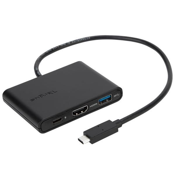 Cáp Targus USB-C 3-in-1 Multiport Video Adapter (Black) ACA929AP-60