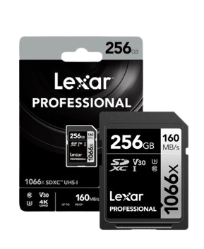 Thẻ nhớ SD Lexar Profes 1066x SDXC UHS-I U3 V30, 64GB/ 128GB/ 256GB/ 512GB/ 1T