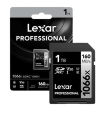 Thẻ nhớ SD Lexar Profes 1066x SDXC UHS-I U3 V30, 64GB/ 128GB/ 256GB/ 512GB/ 1T