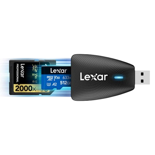 Đầu đọc thẻ nhớ Lexar Multi-Card 2-in-1 USB 3.1 Reader