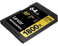 Thẻ nhớ SD Lexar Profes. 1800x SDXC UHS-II U3 V60, 64GB/  128GB/  256GB