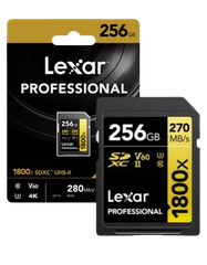 Thẻ nhớ SD Lexar Profes. 1800x SDXC UHS-II U3 V60, 64GB/  128GB/  256GB