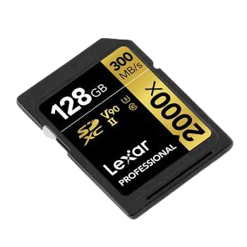 Thẻ nhớ SD Lexar Profes. 2000x SDHC/SDXC UHS-II U3, 32GB/  64GB/ 128GB