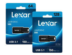 USB Lexar JumpDrive 32GB S80 USB 3.1/ 128GB USB 3.1