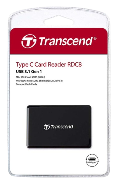 Đầu đọc thẻ nhớ All-in-1 USB 3.1 Gen 1 Type C - C8K2 Transcend