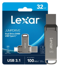 USB LEXAR 3.1 Type - C 32Gb/ 64Gb/ 128Gb, up to 130MB/s read