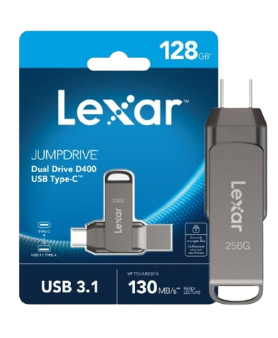 USB LEXAR 3.1 Type - C 32Gb/ 64Gb/ 128Gb, up to 130MB/s read