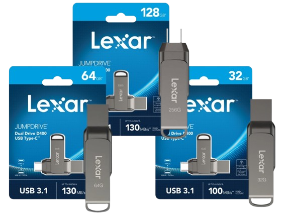 USB LEXAR 3.1 Type - C 32Gb/ 64Gb/ 128Gb, up to 130MB/s read