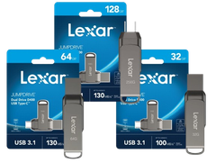 USB LEXAR 3.1 Type - C 32Gb/ 64Gb/ 128Gb, up to 130MB/s read