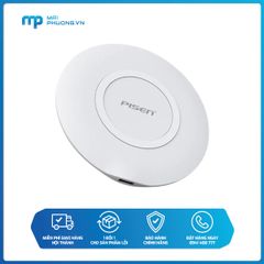 Sạc PISEN Ultra thin FAST Wireless, 15W - (TP-C03YXD), Trắng