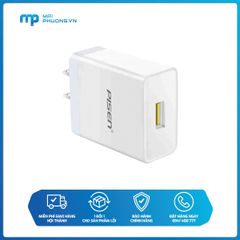 Sạc PISEN Quick USB Fast Wall Charger QC 18W - (TS-C092), Màu trắng